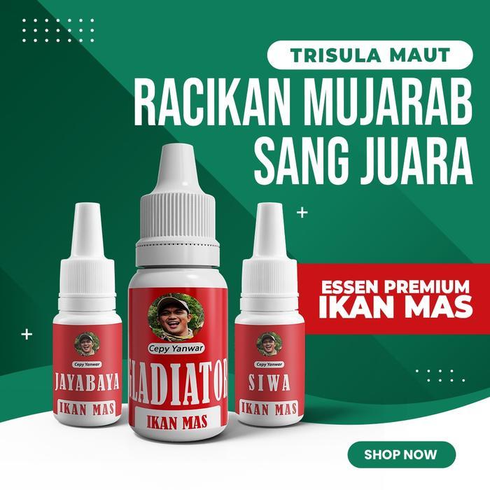 (ProAthlete Store) ESSEN TRISULA MAUT CEPY YANWAR ESSEN IKAN MAS, IKAN LELE, IKAN NILA, IKAN PATIN ,
