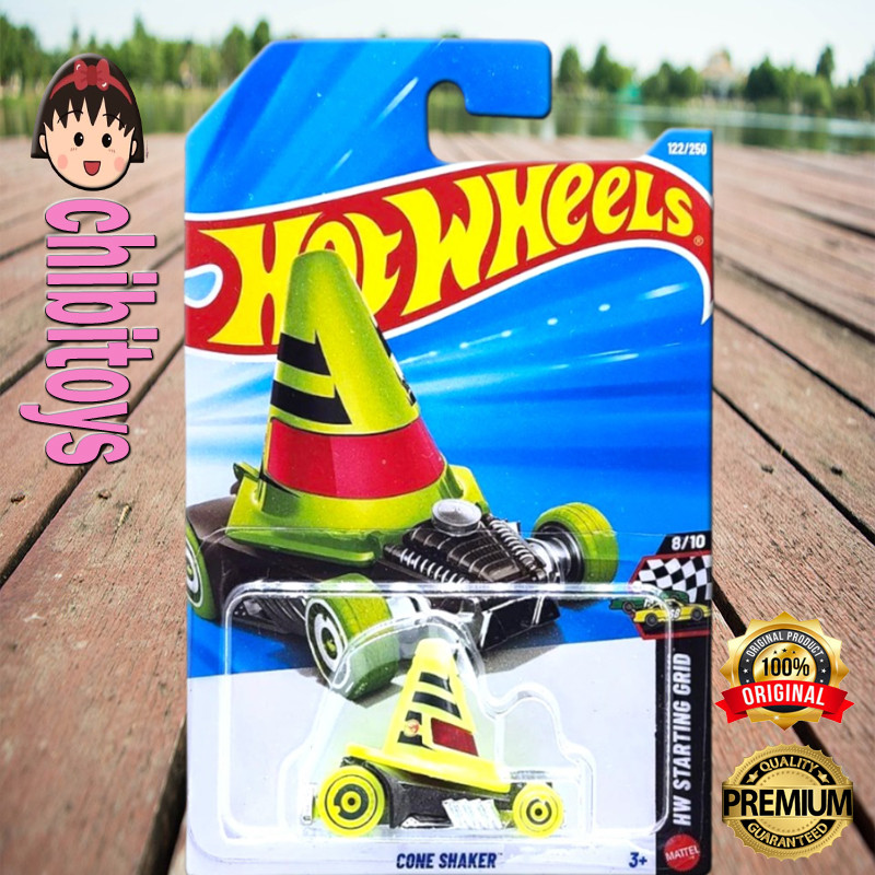 Hot Wheels Cone Shaker Hijau Treasure Hunt Diecast Mobil Fantasy Car