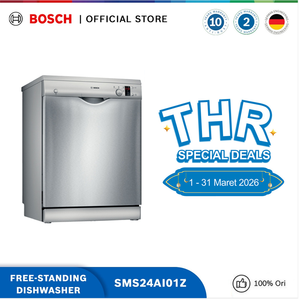 Bosch SMS24AI01Z Free-Standing Dishwasher 60 cm