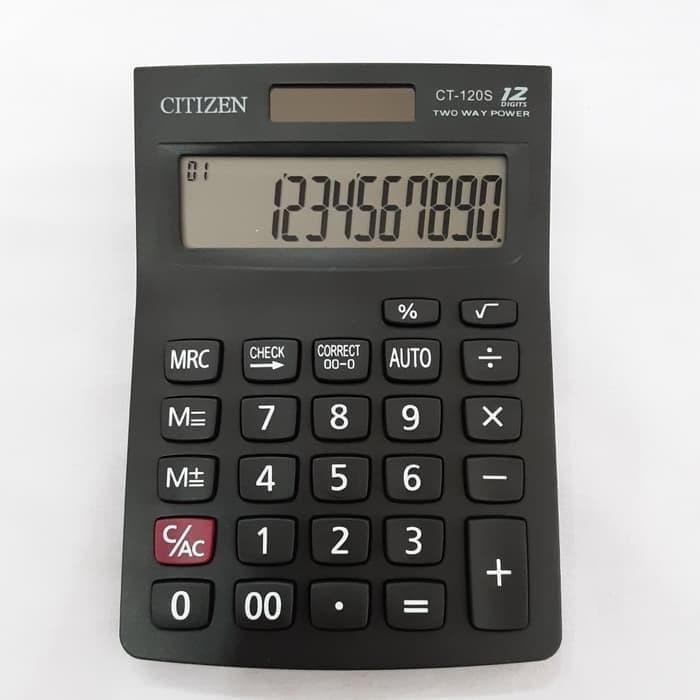 KALKULATOR CITIZEN CT 120 S - CALCULATOR TYPE CT 120 S