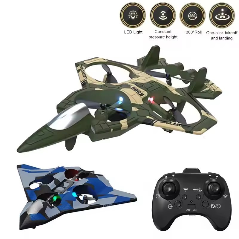 CZ63 K500 MAX RC LED Fighter 24G Remote Control Stunt Glider 360 ° Rolling Flight Flying EPP Foam Ai