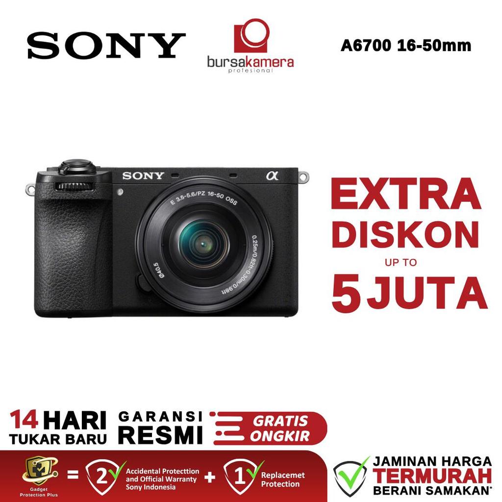 Sony Alpha A6700 Kit 16-50mm / Sony A6700 / Sony Alpha 6700 Kit RESMI
