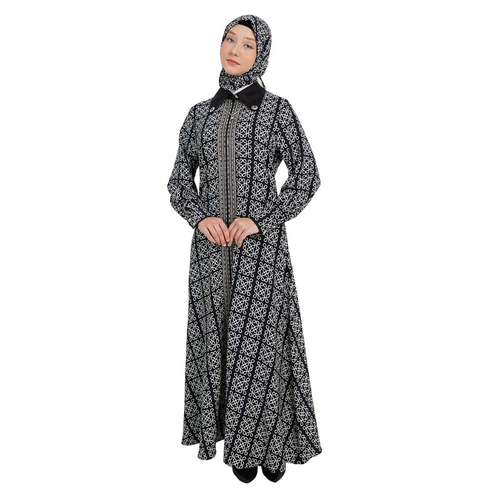HIKMAT A6675-02 - Nourgraph Gamis Abaya Wanita