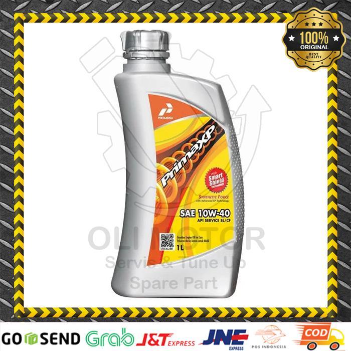 Oli Mesin Mobil Bensin Pertamina Prima Xp 10w-40 1 Liter brmutu