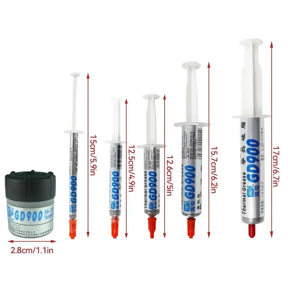 High Performance Thermal Grease Syringe Thermal Grease Paste GD900 Heatsink Compound Grease For CPU 