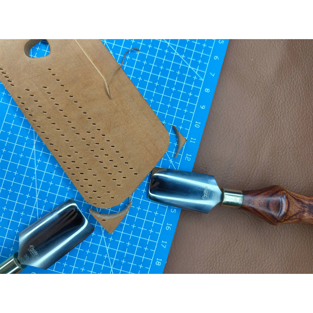 Professional Handmade Leather Shallow Round Corner Cutting, DC53 Steel Blade Leather 14 Round Corner