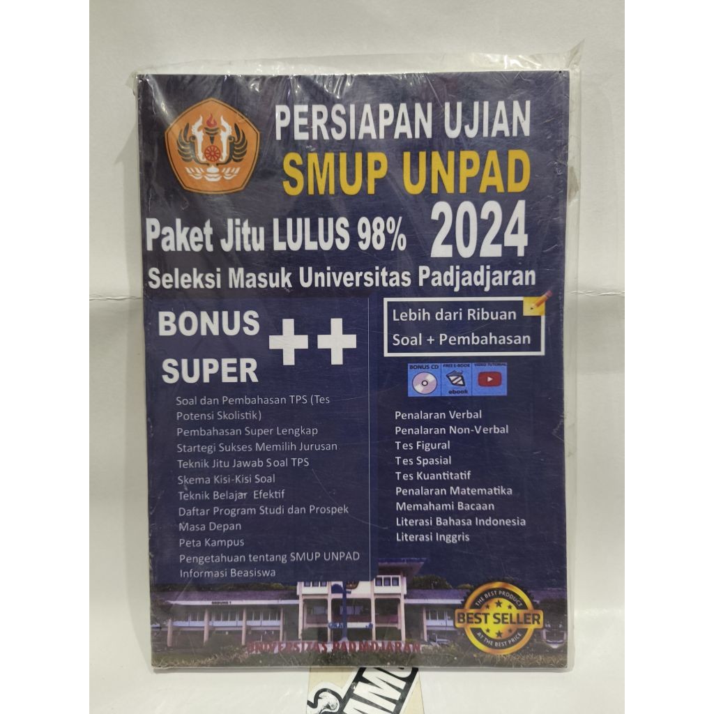 BUKU PERSIAPAN SMUP UNPAD 2024 SELEKSI MASUK JITU
