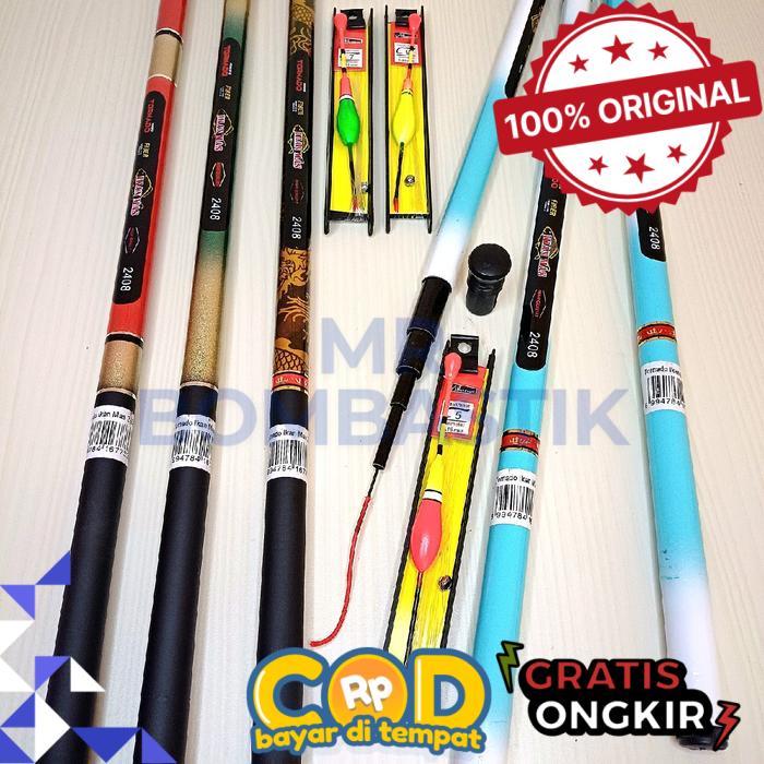 Joran Tegek Murah Orca Ros Pendek 1 Set Fishing Rod - Ikan Mas 180, 1 Set Joran