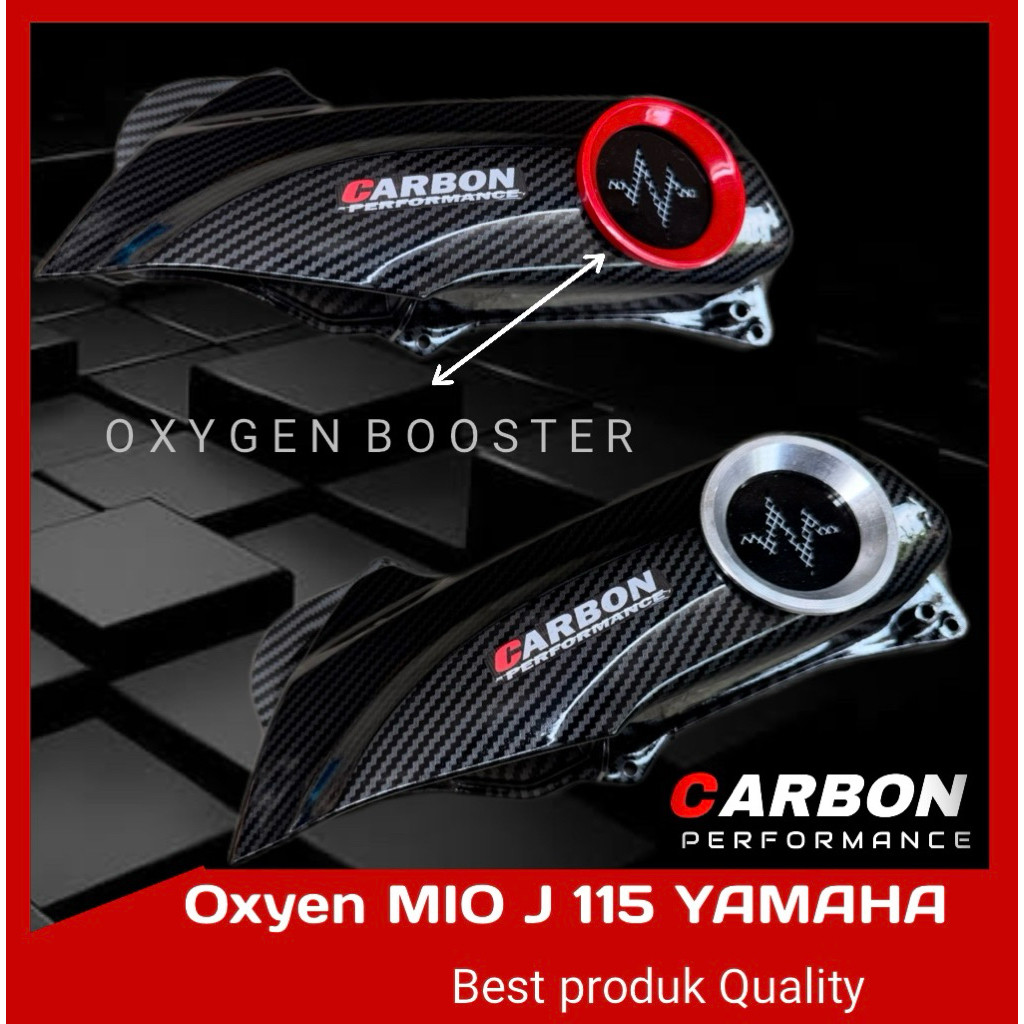 CORONG UDARA TUTUP FILTER MIO J CARBON CORONG RAPAT  Mio j Mio soul gt 115 fino 115 x ride 115 varia