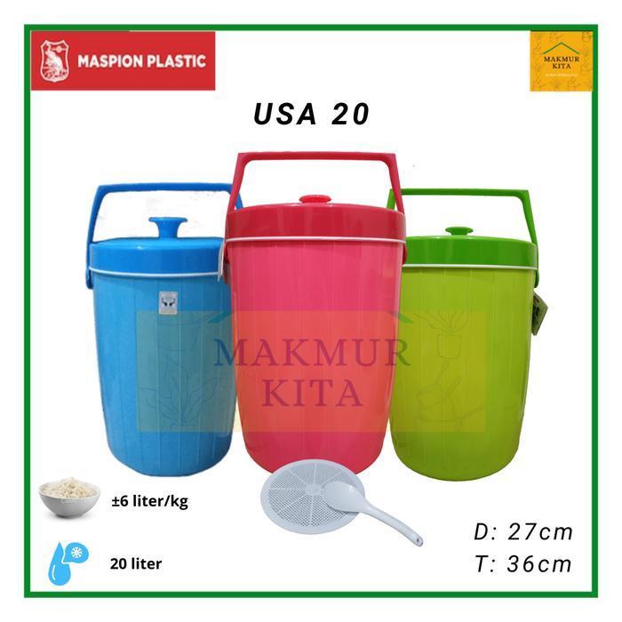 Termos Nasi Maspion 20 26 30 38 USA / Termos Es Batu / Tremos Nasi Besar 10 Liter - USA 20