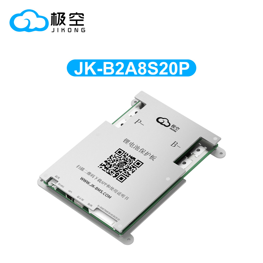 JIKONG BMS Smart BMS CANBUS 4S 5S 6S 7S 8S 200A 12V 24V Baterai Dengan Penyeimbang Aktif 2A Baterai 