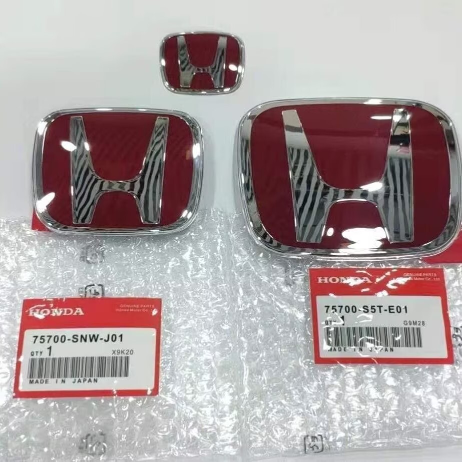 1pcs Stiker Emblem 3D H Custom untuk Honda Civic VEZEL CRV City Accord Fit Odyssey, Stiker Logo H un