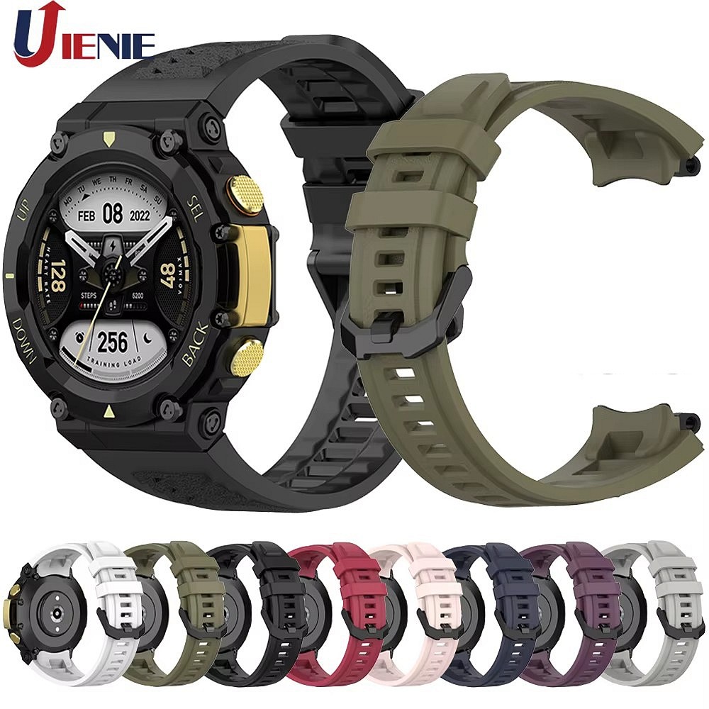 Silicone Wat Band for Original Huami Amazfit T-REX 2 Smart Wat Strap Watband T-Rex2 Sport Bracelet W