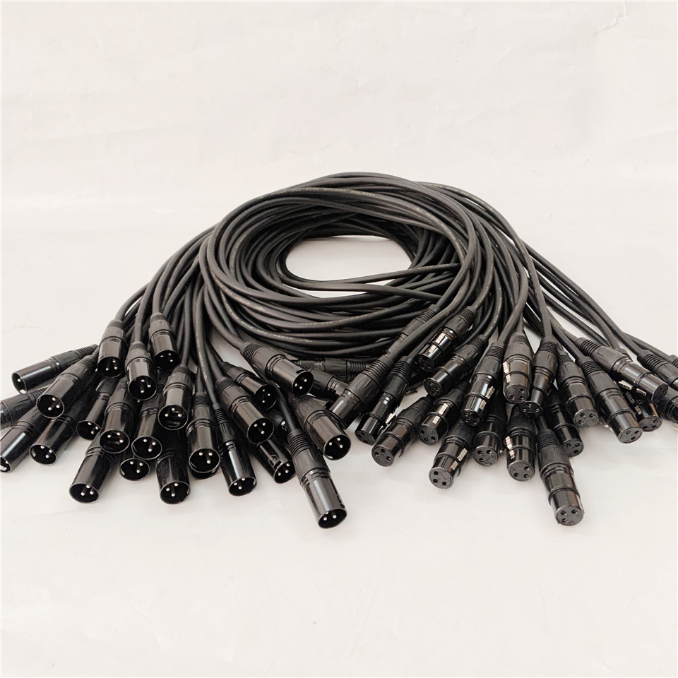 3Pin XLR Dmx512 cable 1.5 meters 2m 3m DMX Cable DMX Line LED Par Moving Head Light Stage Light XLR 