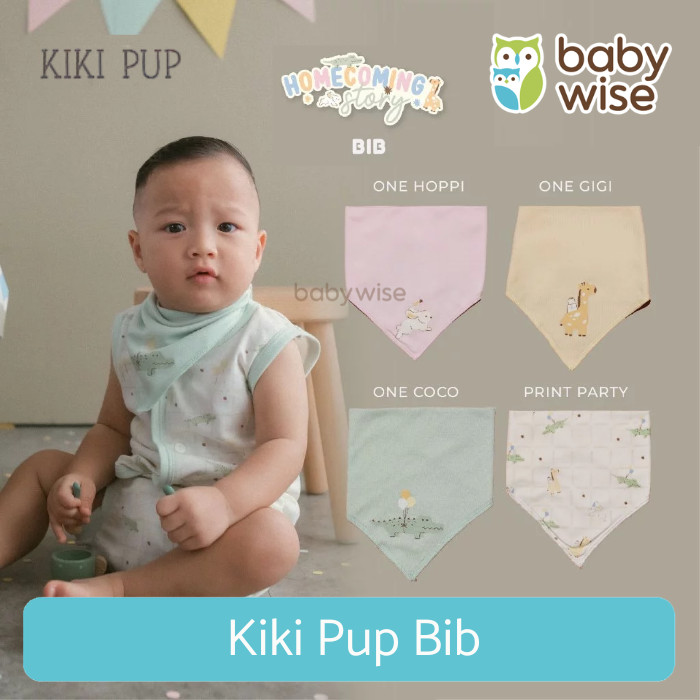 Kiki Pup Bib - Celemek Bayi