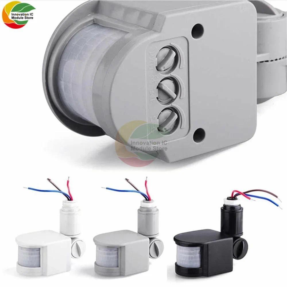 Sakelar Sensor Gerak PIR Inframerah, Sakelar Lampu Detektor Gerak dengan Lampu LED Otomatis Luar Rua