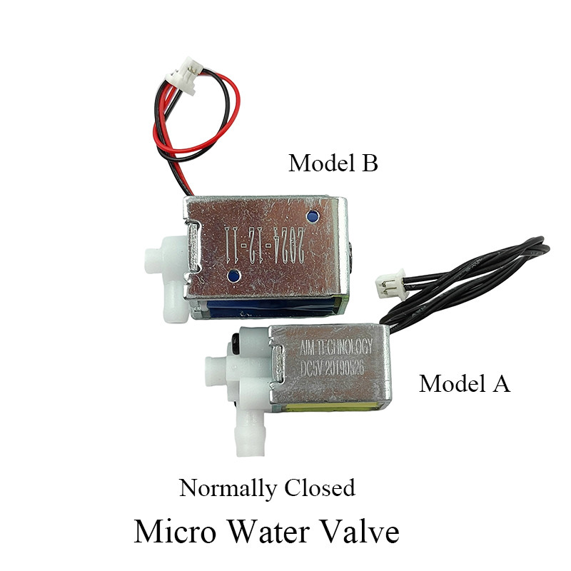 DC 5V/6V Mirco 2-position Water Valve Normally Closed, Mini Air Solenoid Valve Electrically Controll
