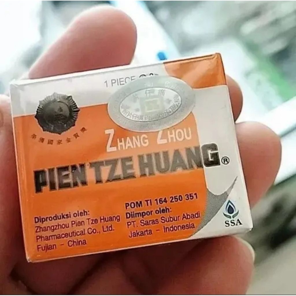 PZW Obat Pien tze huang obat luka dalam shinze/cina terdaftar resmi TI 164 350 341 bpom