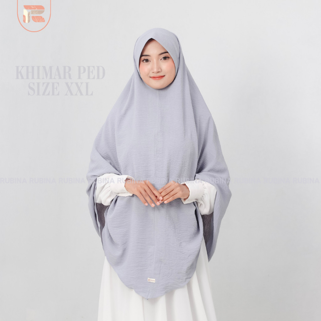 khimar jilbab jumbo pet antem crinkle airflow bergo syari jumbo xxl hijab majelis