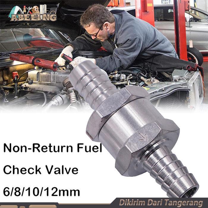 Butuh Perkakas Katup Satu Arah Bensin Solar One Way Valve Non Return Che Valve Motor - 8MM