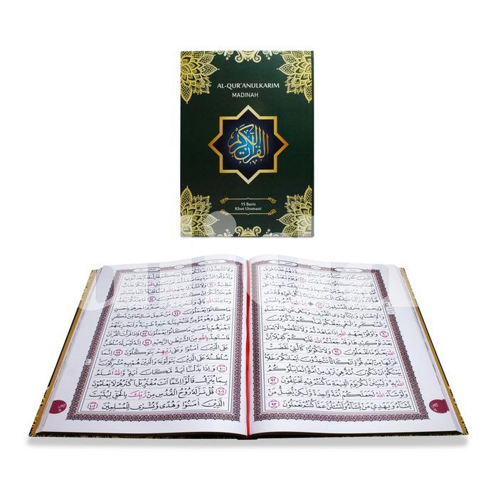 Al-Quran Madinah Alquran Samsia Jumbo Al Quran Lansia Khot Utsmani - Jumbo