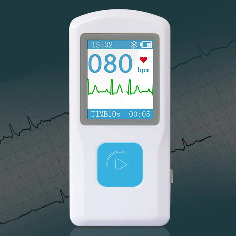 Alat EKG Digital Elektronik Multifungsi Portabel Bluetooth untuk Pemantauan EKG dan PM10 dengan Tamp