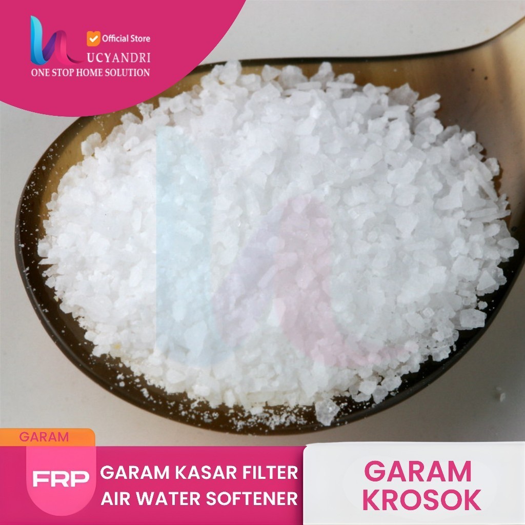 Garam Kasar Khusus Filter Air – Water Softener Penjernih Air Sumur Anti Kapur & Bau