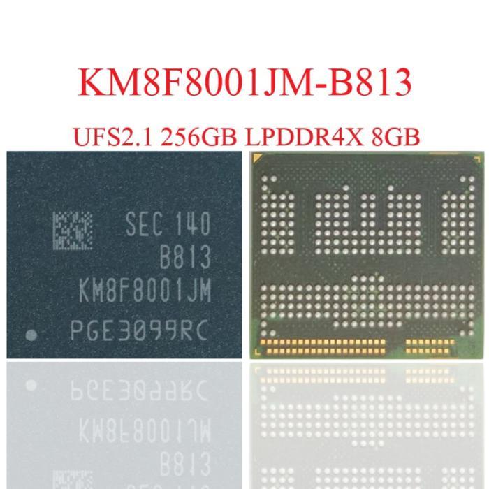 IC UFS2.1 BGA 254 KM8F8001JM B813 KM8F 256GB UFS 8/256 LPDDR4X CLEAN - NOT CLEAN