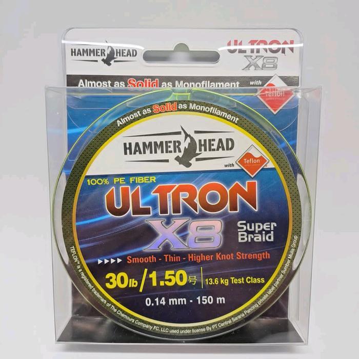 PROMO  SENAR PE X9 & X8 BERBAGAI MREK - ULTRON, 1.5