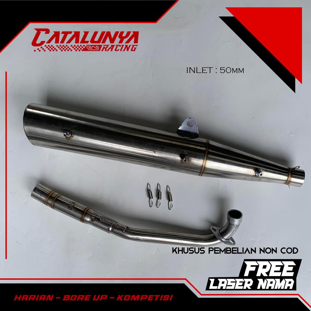 Knalpot Standar Racing Bebek Honda Karisma Supra X 125 Dll