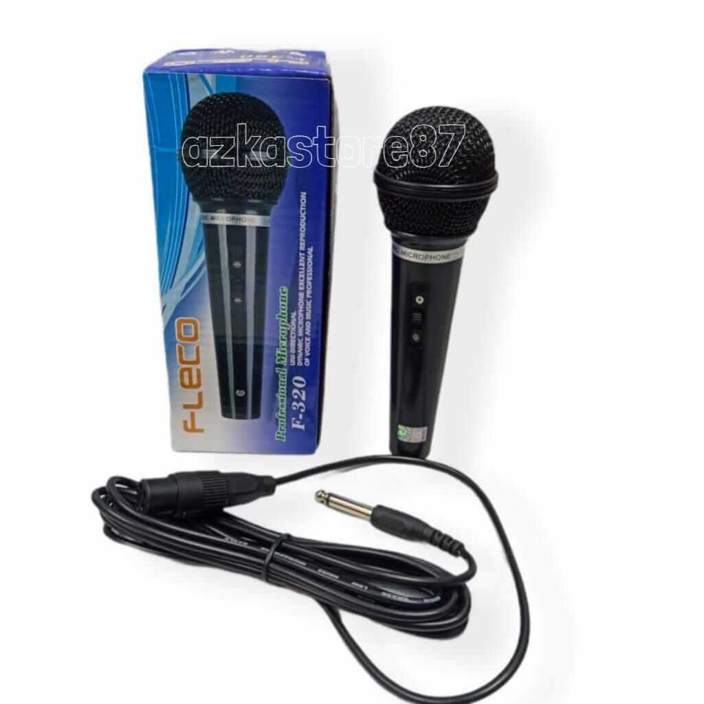 COD microphon fleco F-320 Dynamic mic professional mic karaoke mic murah
