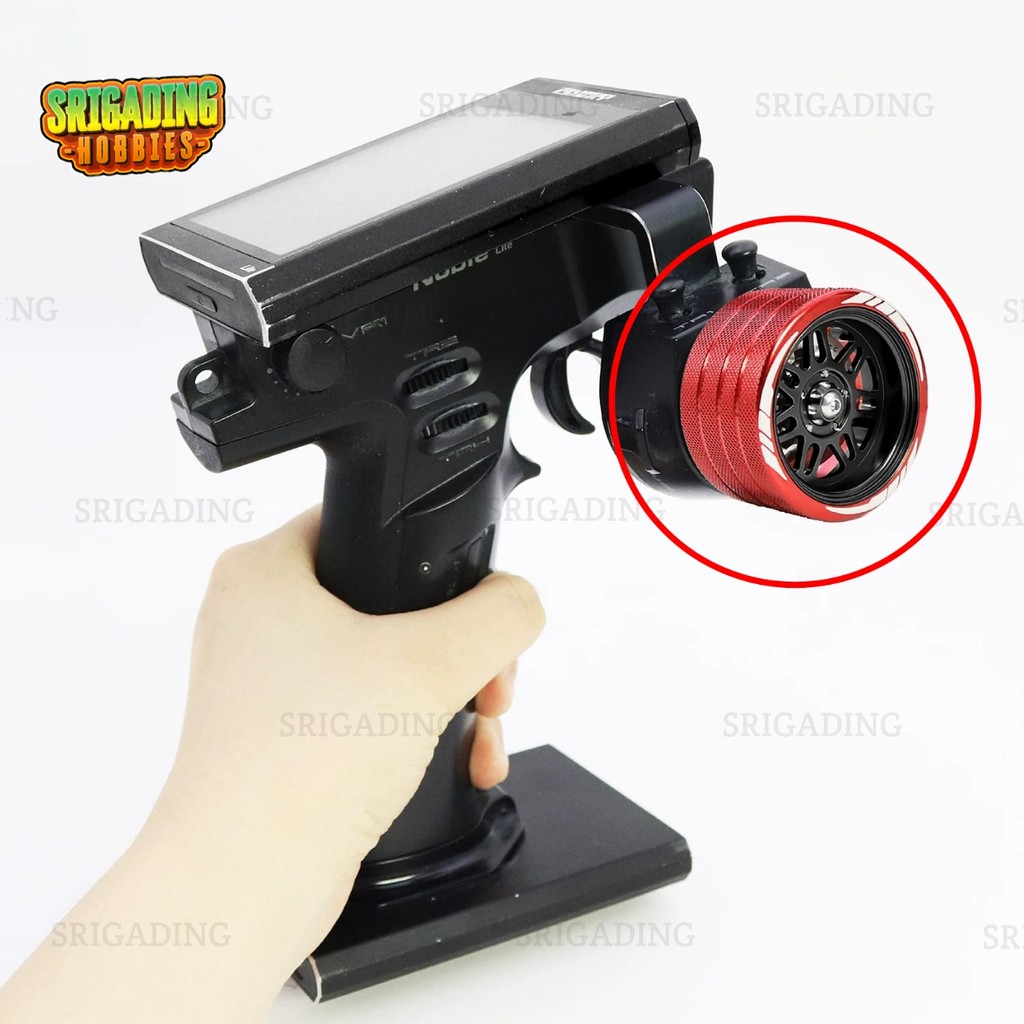 Metal Transmitter Steering Wheel Handwheel for FlySky NB4 SANWA MT4 FUTABA