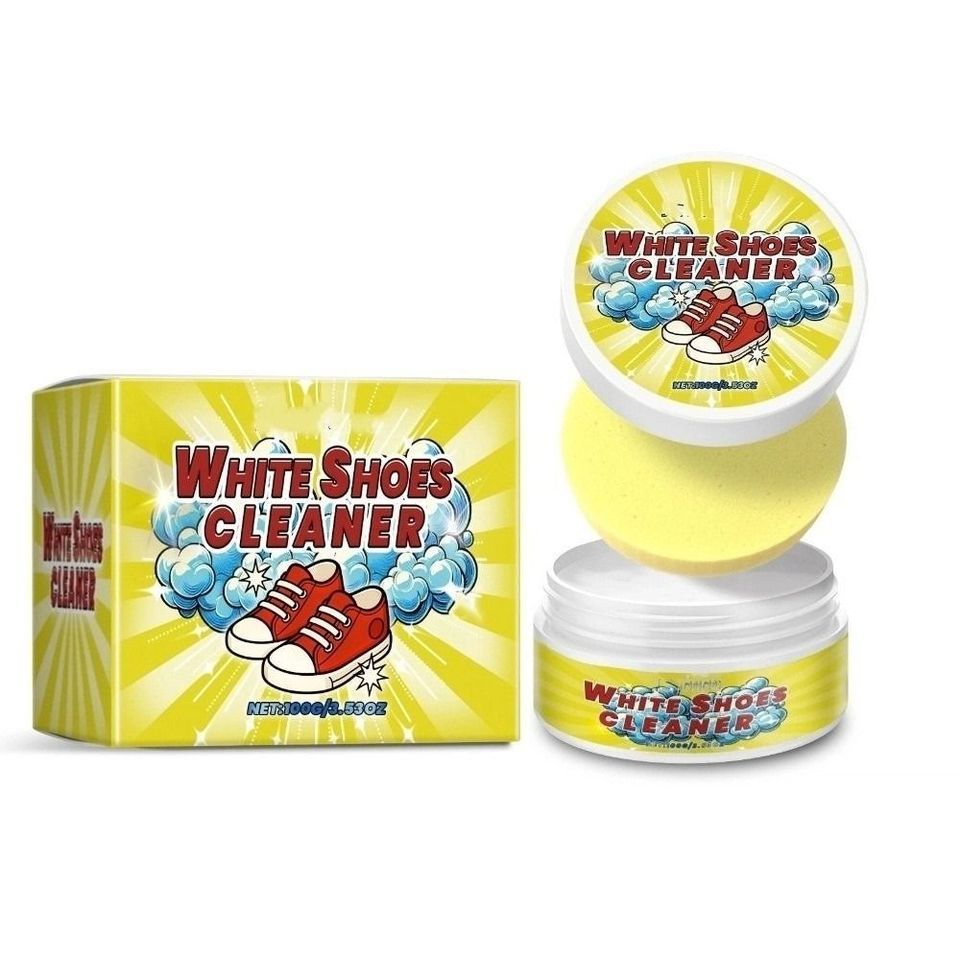 Multifunctional White Shoes Cleaner with Sponge No Need To Wash Sneaker Cleaner Just Wipe Clean Mild