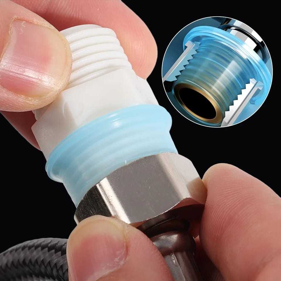 RG Karet Silikon Pengganti Seal Tape Kran Air Silicon Rubber Ring Anti Rembes Siltip 1/2 inch 3/4 in