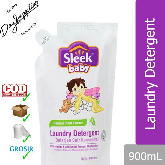 Sleek Baby Laundry Detergent Pouch Refill 900 Ml