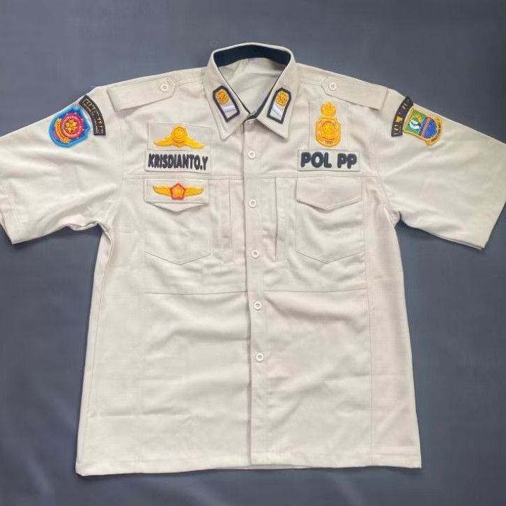 SERAGAM SATGAS CREM SATPOL PP PREMIUM