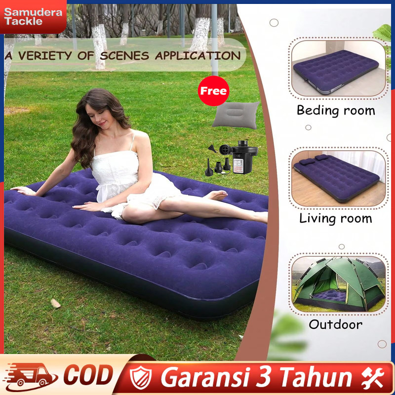 Kasur Angin Termasuk Bantal kasur angin pompa/Pompa Udara Kasur Tiup Camping/Kasur pompa lipat kasur