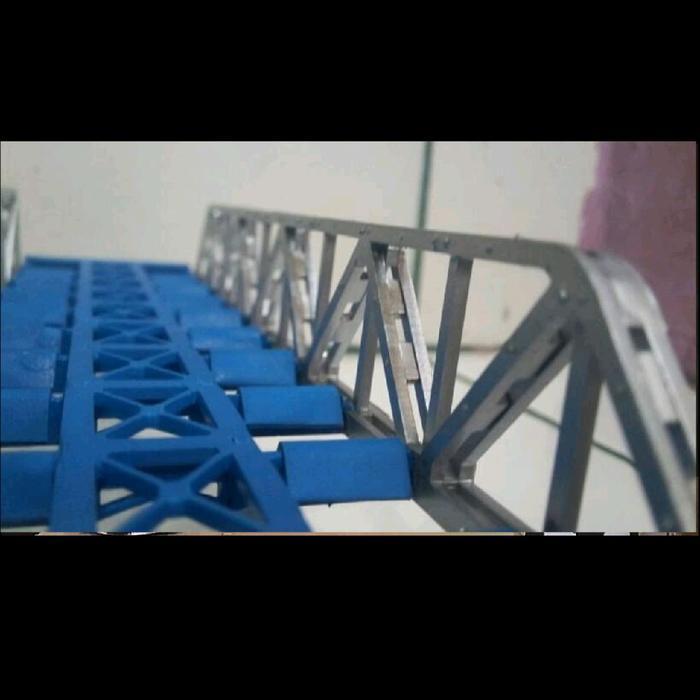 miniatur jembatan kereta skala HO 1/87, malang kota lama mang irin
