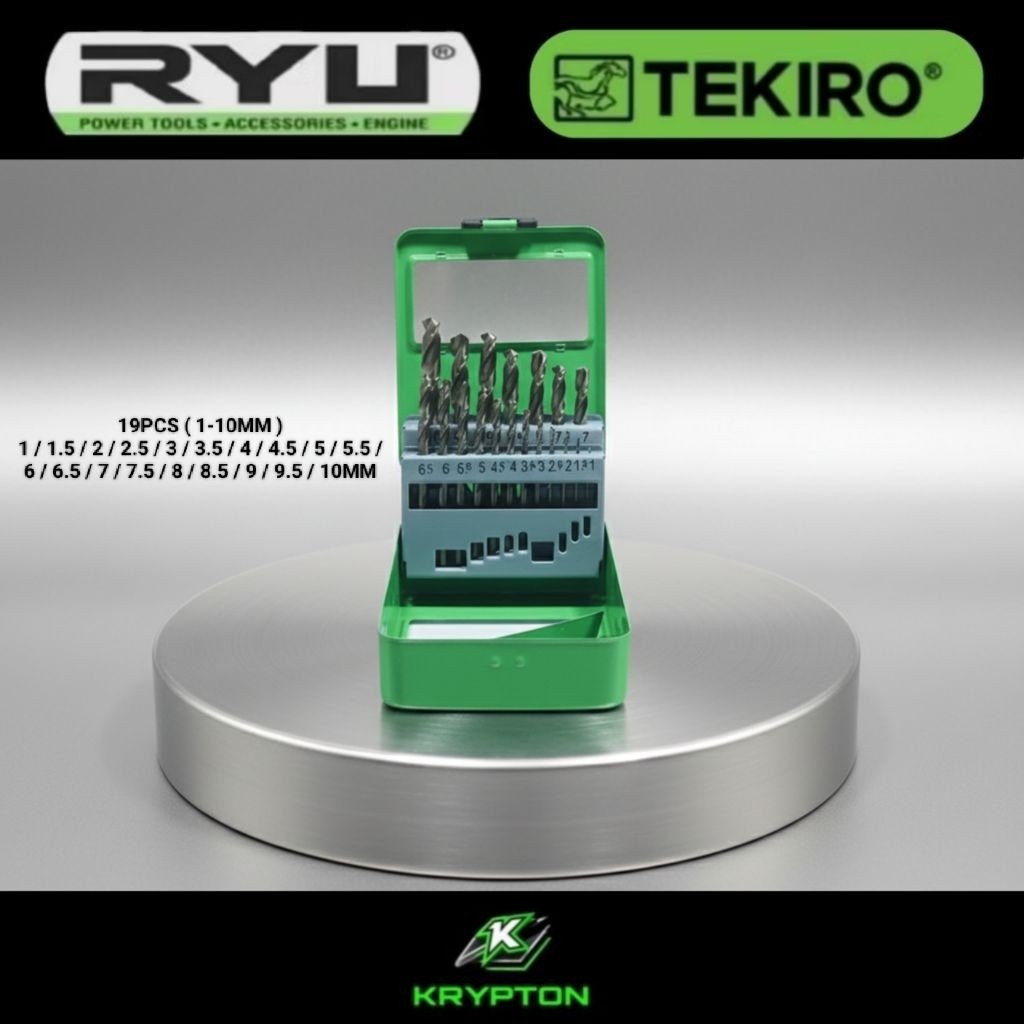 RYU BY TEKIRO Mata bor besi set jaminan asli original