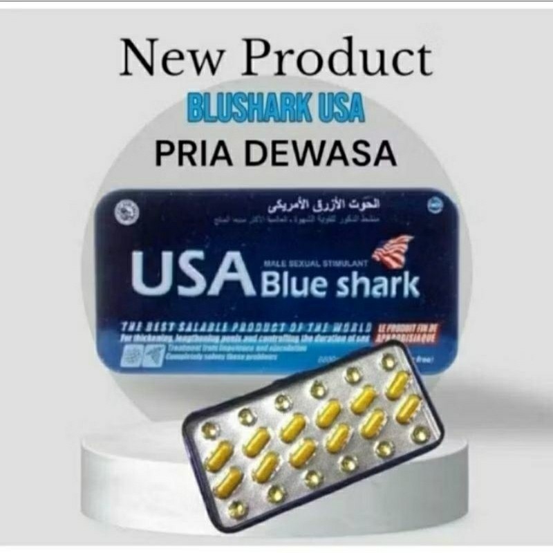 Original 100% USA Blue Shark Asli Original 100% Obat Herbal