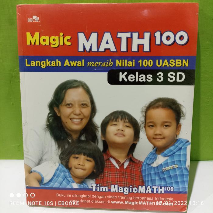 magic math 100 langkah awal meraih nilai 100 UASBN kelas 3 SD