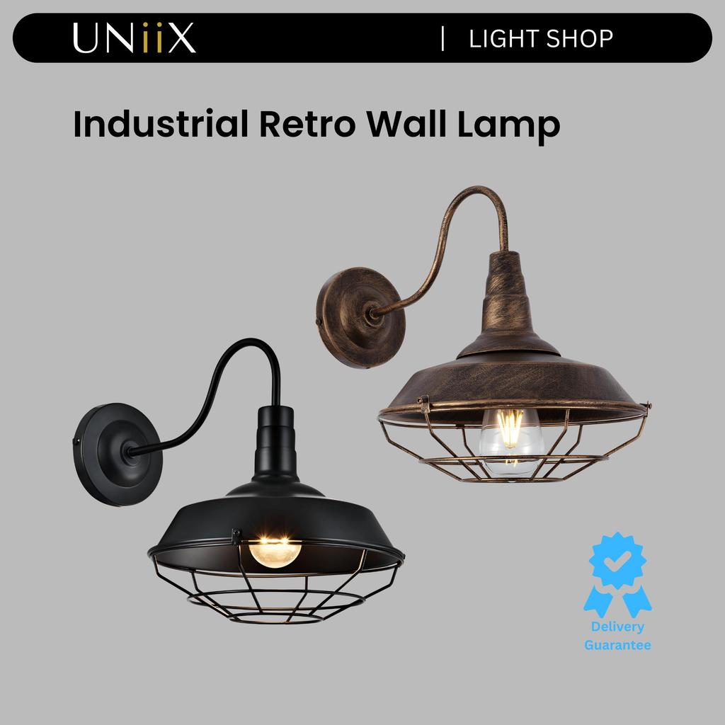UNiiX - LD23062 | Lampu Hias Dinding Model Industrial Retro Untuk Teras dan Cafe Lampu Dinding Teras
