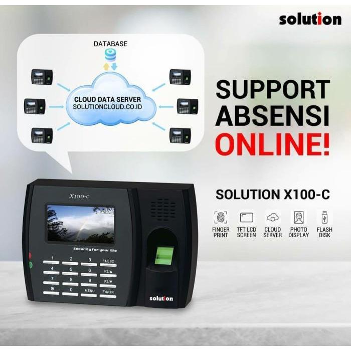 MESIN ABSENSI X100-C MESIN ABSENSI BERKUALITAS - ANDMART