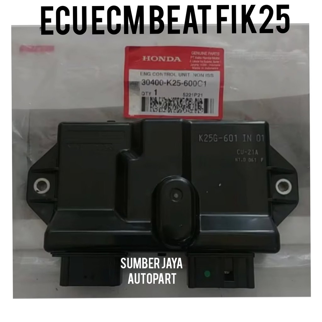 K25 CDI ECU ECM BEAT FI Non ISS & SCOOPY ESP Non ISS 2014-2016