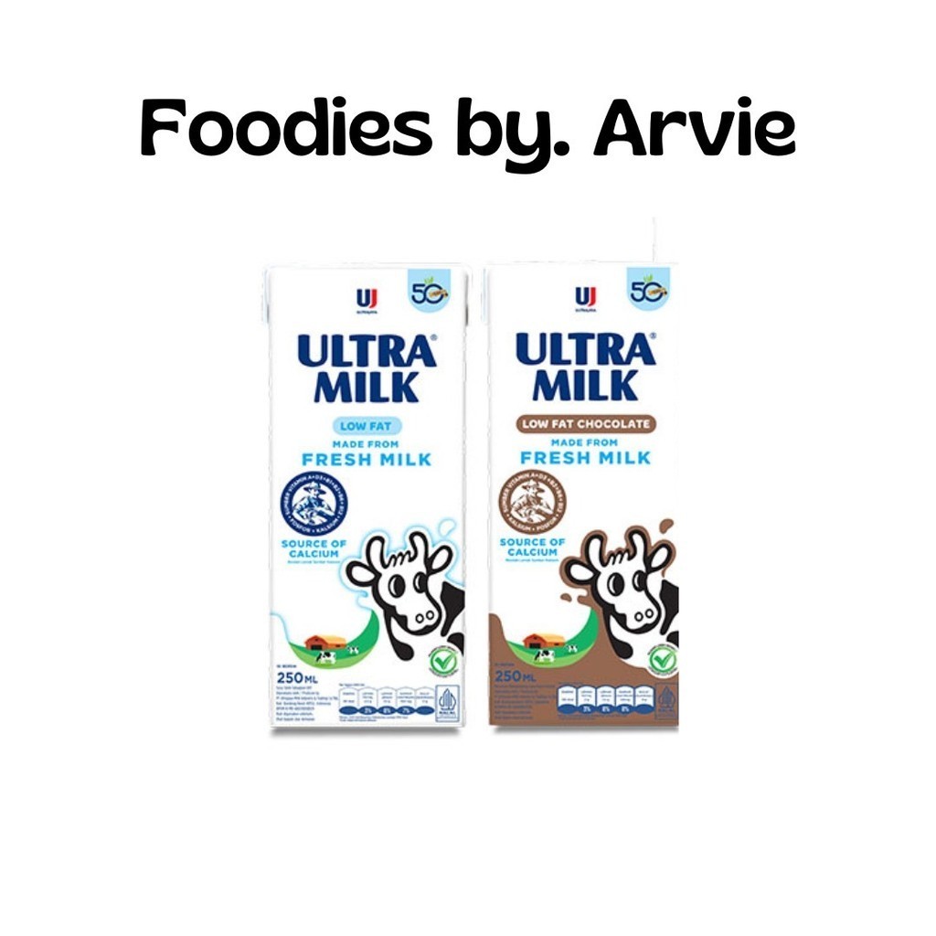 SUSU ULTRA MILK LOW FAT 250ML