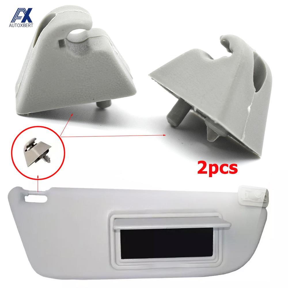 2X For Opel Vauxhall Vectra Vivaro A Astra F Corsa Combo B Carlton Tigra Senator Car Sun Visor Mount