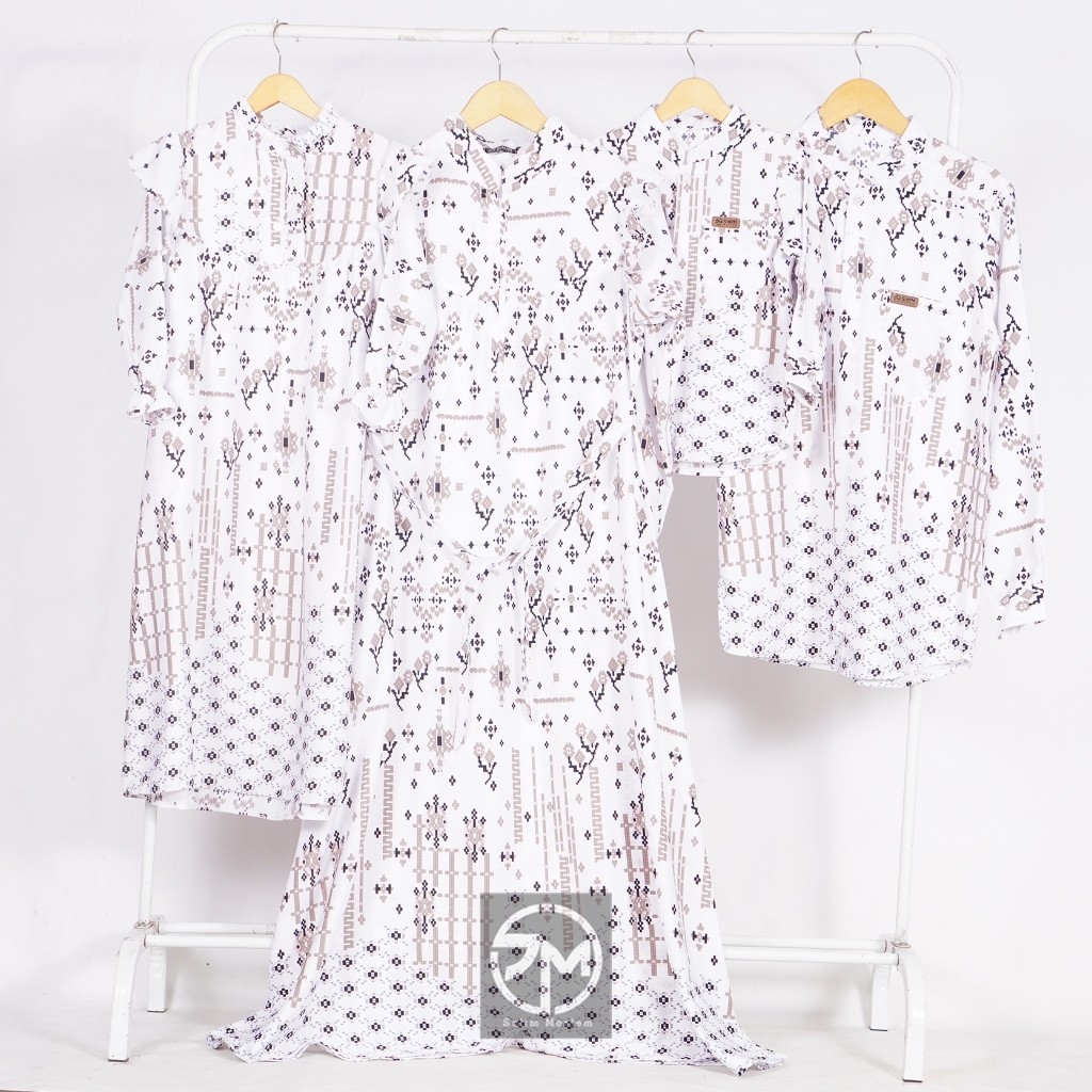JAMIN MURAH Salim_Moslem -  AMIRA Family Sarimbit Keluarga Set Couple Lebaran 2026  Baju Couple(BISA