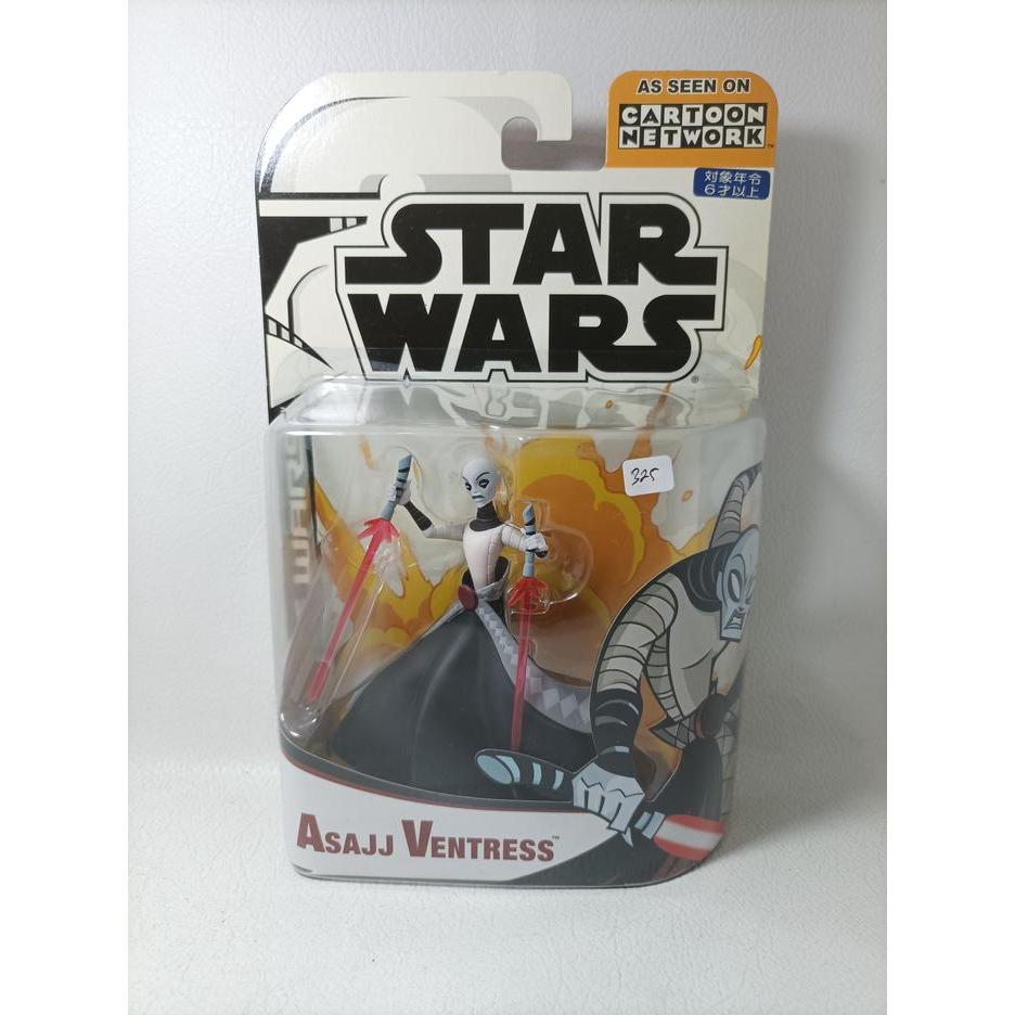 Hasbro Star Wars Clone Wars Cartoon Network Asajj Ventress Figure SBAtoys