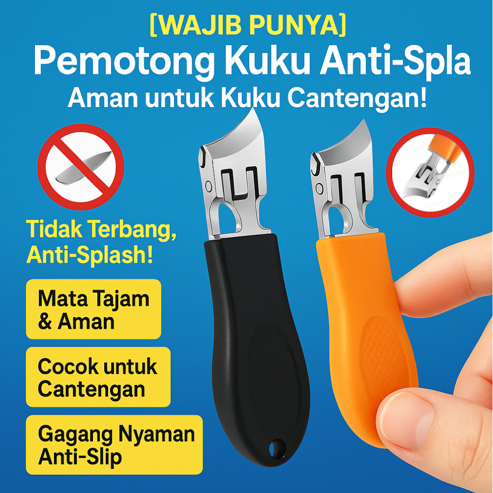 Sakiti Jari? Solusi Pemotong Kuku Bentuk Miring Anti Ciprat Untuk Cantengan / Pemotong Kuku Cantenga