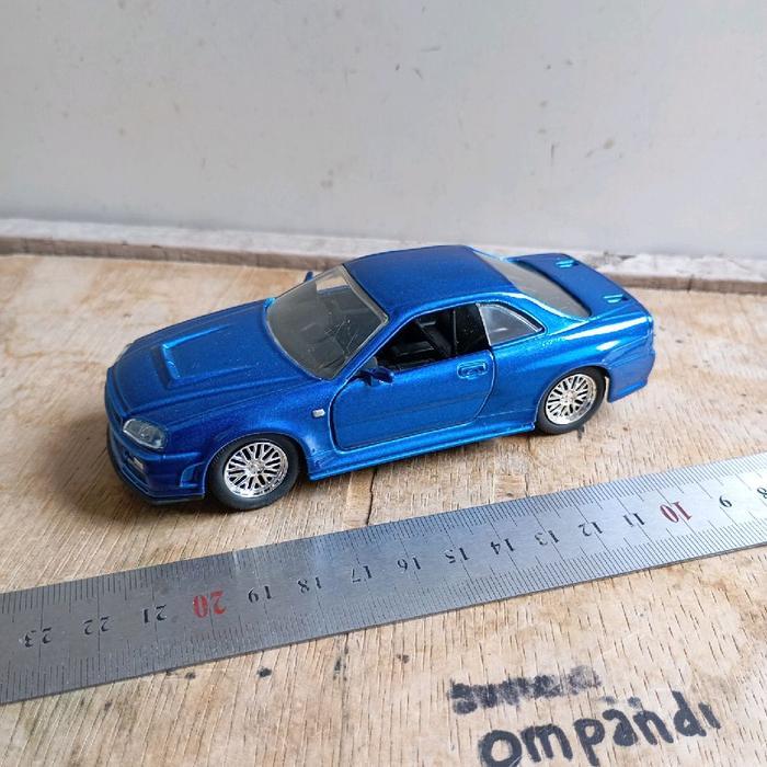 Mainan Loose jada toys 1/32  nissan skyline R 34